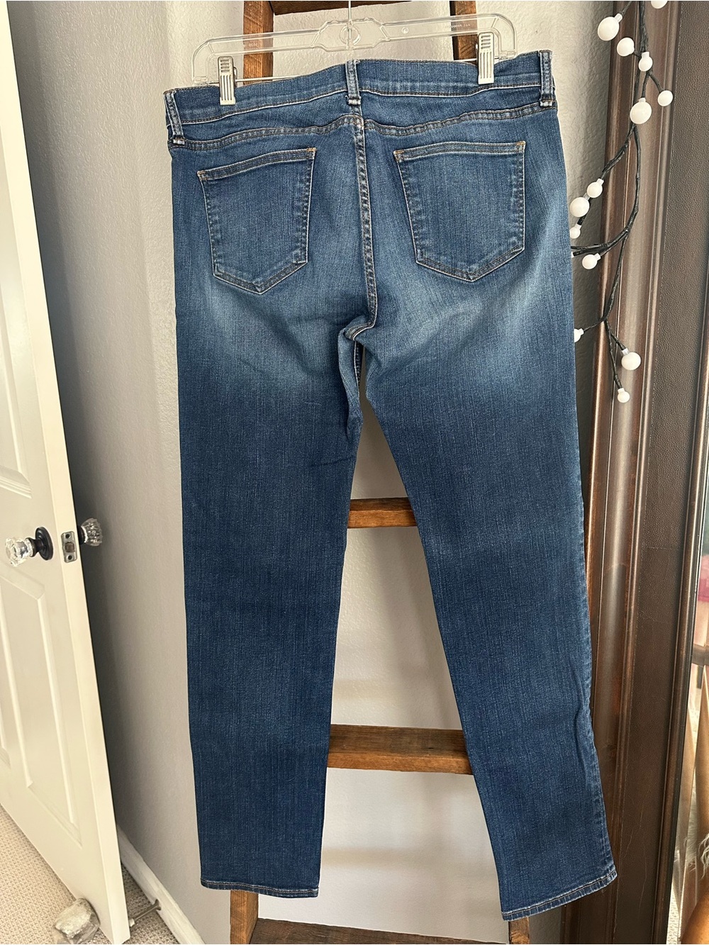 Edison Skinny Jeans in Medium Dark Blue Wash size 32 - Picture 4 of 14